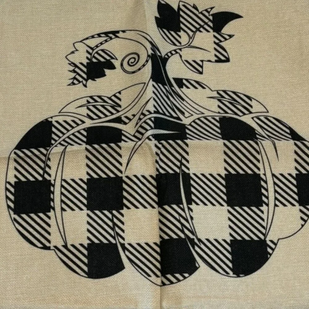 Pumpkin Patch Harvest Farm Fresh Happy Fall YAll Decorative‎ Throw Pillow Covers